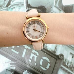 Fossil ES4839 Carlie Mini Quartz White Dial Ladies Watch